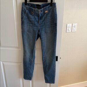 Slim Ankle Blue Jeans Size 8